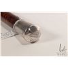 Image 5 : Antique Brazilian snakewood walking stick with sterling silver top marked with British hallmarks, 36