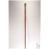 Image 2 : Antique, late 17th/ early 18th century malacca wood walking stick with Elephant Ivory top with inlai