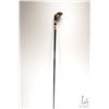 Image 2 : Antique Victorian "Sunday" stick with inlaid decorative shaft and head shaped like a golf club. Desi