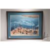 Image 2 : M.W. MacDonald framed original watercolour painting of an abstract landscape, 20" X 27"