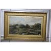 Image 2 : John Steeple (1823-1887) Antique gilt framed original watercolour painting of a idyllic country road
