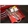 Image 8 : Mastercraft six drawer mechanics chest 14" H X 26" W X 12" D, with contents including socket sets, w