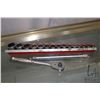 Image 1 : Snap-On fifteen pieces 1/2" drive socket set including 7/16" - 1 1/4" in tray plus ratchet and 12" e