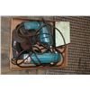 Image 1 : Makita 100mm disc grinder with extra discs plus a Makita 10mm reversing drill and drill bits, both w