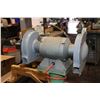 Image 4 : Rockford electric heavy duty 8" bench grinder on home made stand, working at time of cataloguing