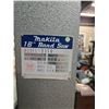 Image 8 : Makita model 2116, 16" band saw on hand made cart, includes five extra blades, working at time of ca