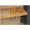 Image 3 : Rockwell Beaver model 3400 lathe with 36" bed gap, on metal and wood stand, includes model 3010 wood