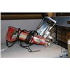 Image 1 : Skil reciprocating saw with adjustable trigger and a Shopmate heavy duty 1/2" drill, both working at