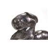 Image 2 : Inuit carved black soapstone seal, labeled Kanayook, 8 1/2" H X 9" L