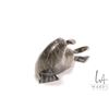Image 3 : Inuit carved black soapstone walrus, signed by artist Tony Curley, 9 1/2" in length