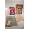 Image 1 : Selection of vintage collectible ephemera including Concorde Menu. Wayne Kings Favorite Collection o