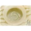 Image 6 : Selection of Asian collectibles including two brass plates, block of natural crystals 4 1/2", small 