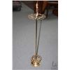 Image 1 : Antique French brass stick stand, made by A. Ravenel, Paris, 34" in height, adjustable with room for