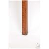 Image 3 : Antique/ vintage wooden walking stick made from a hardwood yard stick, with attached stag handle top