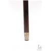 Image 3 : Antique rosewood walking stick with silver top decorated with Hindu gods and animals and engraved wi