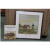 Image 1 : Charles M. Russell framed print "Partners" overall dimensions including frame "24 1/2" X 23 1/2" and