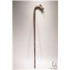 Image 2 : Vintage silver plate dragon motif walking stick with sword, 39" in height