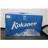 Image 1 : Case of Kokanee Beer/ 36 count X 355ml/ 5.0% ABV  Note: Alcohol cannot be insured by any courier in 