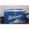 Image 1 : Case of Kokanee Bottled Beer/ 28 Count X 341ml/ 5.0% ABV  Note: Alcohol cannot be insured by any cou