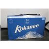 Image 1 : Case of Kokanee Bottled Beer/ 28 Count X 341ml/ 5.0% ABV  Note: Alcohol cannot be insured by any cou