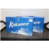 Image 1 : Two cases of Kokanee Beer/ each 15 count X 355ml/ 5.0%ABV  Note: Alcohol cannot be insured by any co