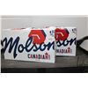Image 1 : Two cases of Molson Canadian Beer/ each 15 count X 355ml/ 5.0% ABV  Note: Alcohol cannot be insured 