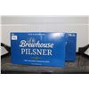 Image 1 : Two cases of Brewhouse Pilsner Beer/ each 15 count X 355ml/ 5.0% ABV  Note: Alcohol cannot be insure