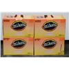 Image 1 : Four 6 packs of Mike's Hard Peach Fuzz/ 24 count X 355ml/ 5.0% ABV  Note: Alcohol cannot be insured 