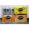 Image 1 : Four 6 packs of Mike's Hard Lemonade/ Peach Fuzz/ White Freeze/ Orange n' Cream/ 24 count X 355ml/ 5