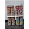 Image 1 : Four 4 packs of Smirnoff Ice/ Light Raspberry/ White Peach/ Citrus/ 16 count of 355ml/ 4% ABV  Note: