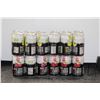 Image 1 : Four 6 packs of Rock Creek dry ciders including two packs Apple Cider With Pear and two packs Apple 