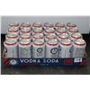 Image 1 : 24 Cottage Springs Beverage Co Wild Cherry vodka soda 355ml / 5.0% ABV  Note: Alcohol cannot be insu