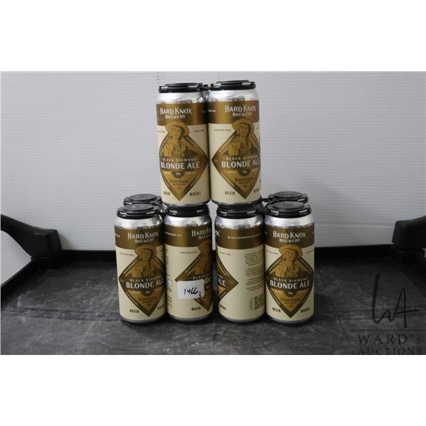 Three 4 packs of Hard Knox Brewery Black Diamond Blonde Ale 4 x 473ml / 5.0% ABV  Note: Alcohol cann