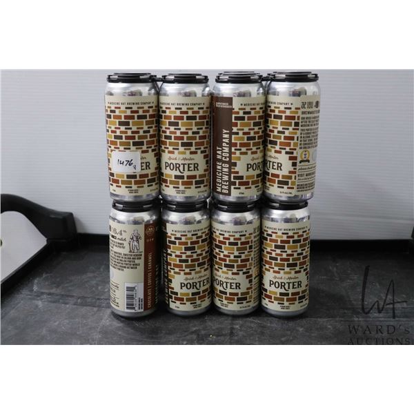 Four 4 packs of Medicine Hat Brewing Company Brick & Mortar Porter 4 x 473ml / 6.4% ABV  Note: Alcoh