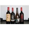 Image 1 : Four bottles of wine including 7 Deadly Zins Zinfandel 2017 750ml / 15% ABV, 1000 Stories Zinfandel 