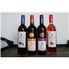 Image 1 : Four bottles of wine including Barefoot Fruitscato Blueberry 750ml / 7.5% ABV, Barefoot Fruitscato W