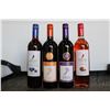 Image 1 : Four bottles of wine including Barefoot Fruitscato Blueberry 750ml / 7.5% ABV, Barefoot Fruitscato W