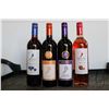 Image 1 : Four bottles of wine including Barefoot Fruitscato Blueberry 750ml / 7.5% ABV, Barefoot Fruitscato W