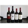 Image 1 : Four bottles of wine including J. Lohr Cabernet Sauvignon 2021 750ml / 13.9% ABV, Layer Cake Malbec 