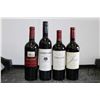 Image 1 : Four bottles of wine including J. Lohr Cabernet Sauvignon 2021 750ml / 13.9% ABV, Layer Cake Malbec 
