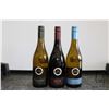 Image 1 : Three bottles of Kim Crawford wine including Sauvignon Blanc 2023 750ml / 13.5% ABV, Pinot Noir 2019