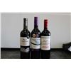 Image 1 : Three bottles of wine including Trapiche Reserve Cabernet Sauvignon 2019 750ml / 13.5% ABV, Two Ocea