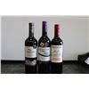 Image 1 : Three bottles of wine including Trapiche Reserve Cabernet Sauvignon 2019 750ml / 13.5% ABV, Two Ocea