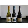 Image 1 : Three bottles of Cono Sur wine including Bicicleta Reserva Unoaked Chardonnay 2019 750ml / 13.5% ABV