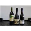 Image 1 : Three bottles of wine including Cypress Vineyard Merlot 2017 750ml, 19 Crimes The Punishment Pinot N