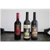 Image 1 : Three bottles of wine including Apothic Crush Red Blend 2020 750ml, 19 Crimes Cabernet Sauvignon 202