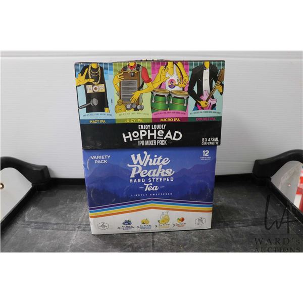 Selection of alcohol including one HoPHeAD IPA Mixer Pack w/ Hazy IPA 2 x 473ml/ 3.0% ABV, Juicy IPA