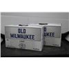 Image 1 : Two packs of Old Milwaukee Light beer 15 x 355ml / 4.0% ABV. 30 cans total  Note: Alcohol cannot be 