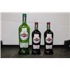 Image 1 : Two bottles of Martini Vermouth Rosso / 500ml / 15.0% ABV and one bottle of Martini Vermouth Dry / 1