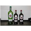 Image 1 : Two bottles of Martini Vermouth Rosso / 500ml / 15.0% ABV and one bottle of Martini Vermouth Dry / 1